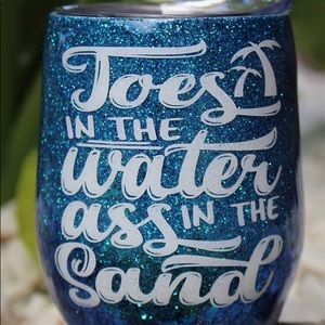 12 oz wine 🍷 Tumbler Epoxy Sealed